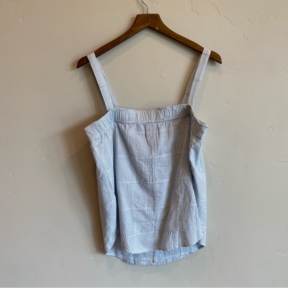 VINEYARD VINES Ocean Breeze Yard Dye Patchwork Button Front Tank Top - Picture 9 of 12